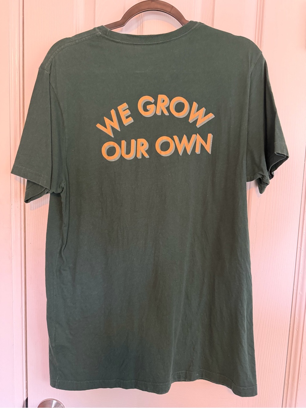 Patagonia Green T-Shirt with Yellow